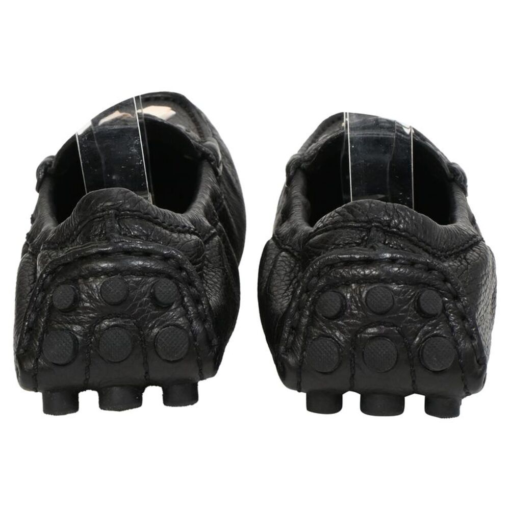 Louis Vuitton Lemon Loafers in Black Leather - Picture 3 of 9